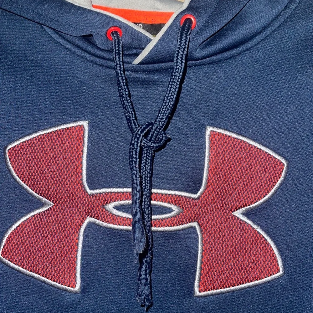 Under Armour Hoodie Youth Small Navy Blue - Picture 3 of 6
